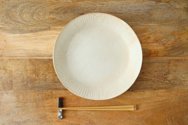 Furutani Seitosho Ruffle Plate White L