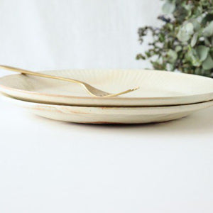 Furutani Seitosho Ruffle Plate White L