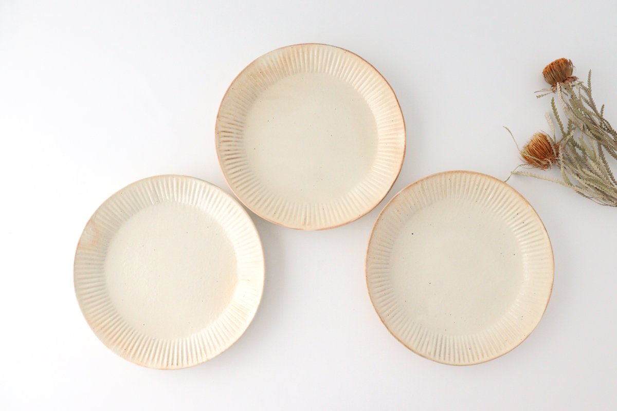 Furutani Seitosho Ruffle Plate White L