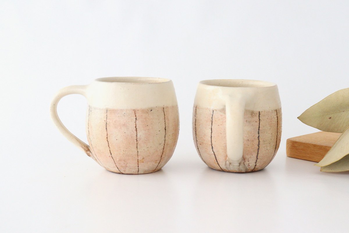 Vertical iron wire egg mug pottery Furuya Pottery
