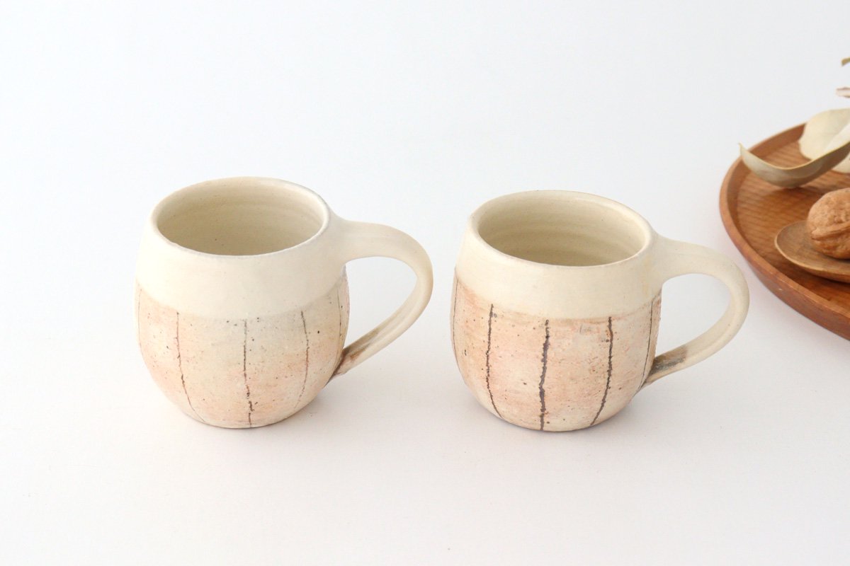 Vertical iron wire egg mug pottery Furuya Pottery