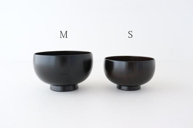Shirasagi Woodworking  Children's Bowl Jet Black Sakura S | Lacquerware