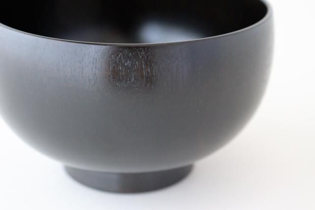 Shirasagi Woodworking  Children's Bowl Jet Black Sakura S | Lacquerware