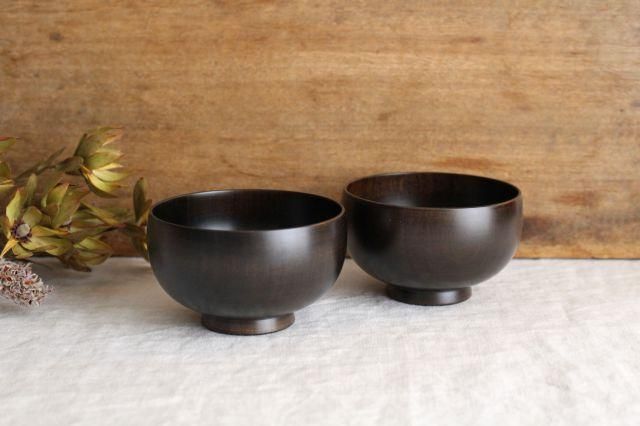 Shirasagi Woodworking  Children's Bowl Jet Black Sakura S | Lacquerware