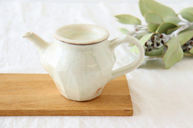 Japanese teapot Tetsusan Low Pottery Furuya Seisho
