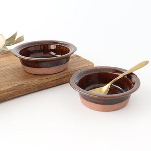Candy glaze heat-resistant bean pot pottery Furuya Pottery