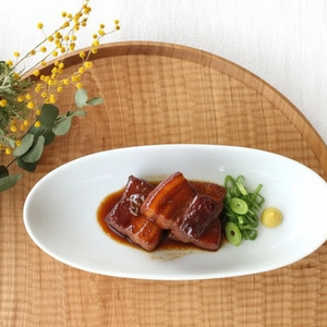 Harekutani Oval Plate Butterfly L | Kutani Ware