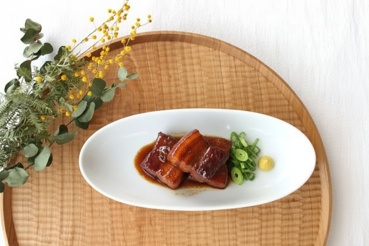 Harekutani Oval Plate Butterfly L | Kutani Ware