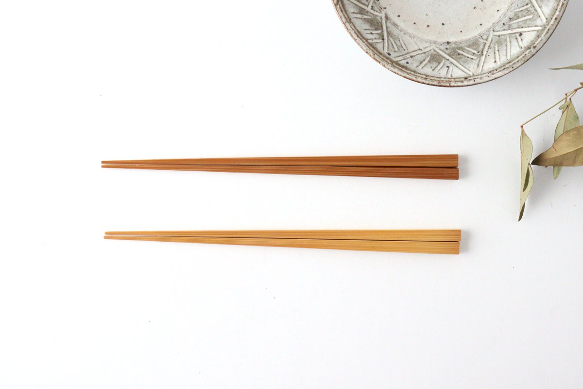 Sooty bamboo chopsticks