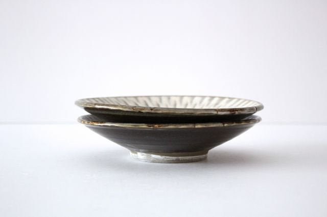 15cm/5.9in Plate Hakeme Pottery Ontayaki