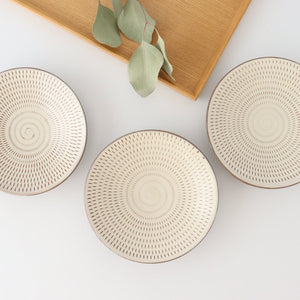 15cm/5.9in plate Tobikanna pottery Koishiwara ware
