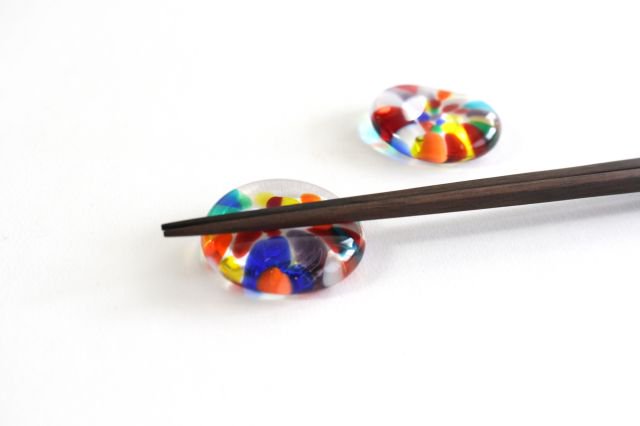 Nebuta Chopstick Rest Glass | Hashioki Tsugaru Vidro