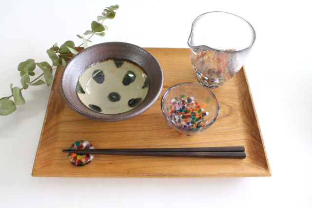 Nebuta Chopstick Rest Glass | Hashioki Tsugaru Vidro