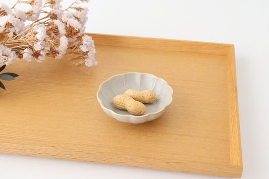 Koyo Kiln Chrysanthemum-shaped Sauce Plate Sherbet Gray S | Arita Ware-Detail7