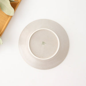 Shinogi 16.5cm/5.9in Plate Sherbet Gray Porcelain Koyo Kiln Arita Ware