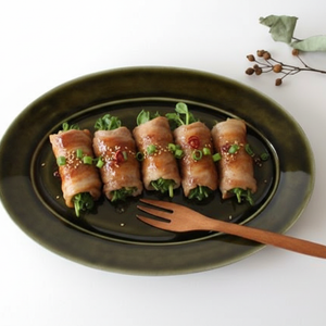 Koyo Kiln Oval Plate Olive L | Arita Ware