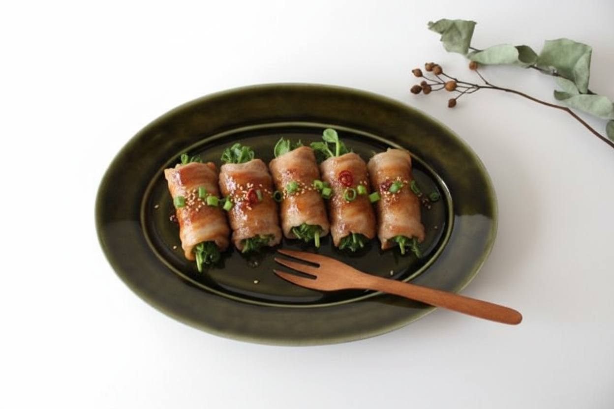 Koyo Kiln Oval Plate Olive L | Arita Ware