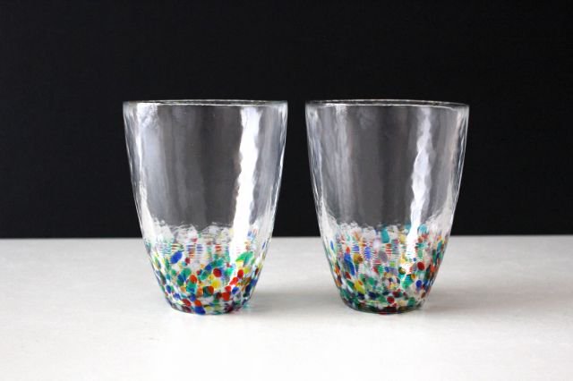 Nebuta Tumbler Pair Glass Tsugaru Vidro