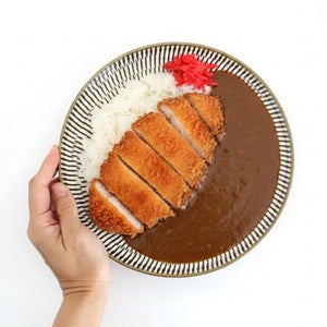 Round Plate Tobikanna 21cm/8.3in | Ontayaki