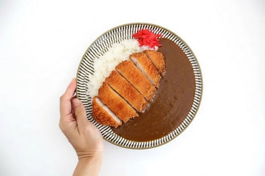 Round Plate Tobikanna 21cm/8.3in | Ontayaki