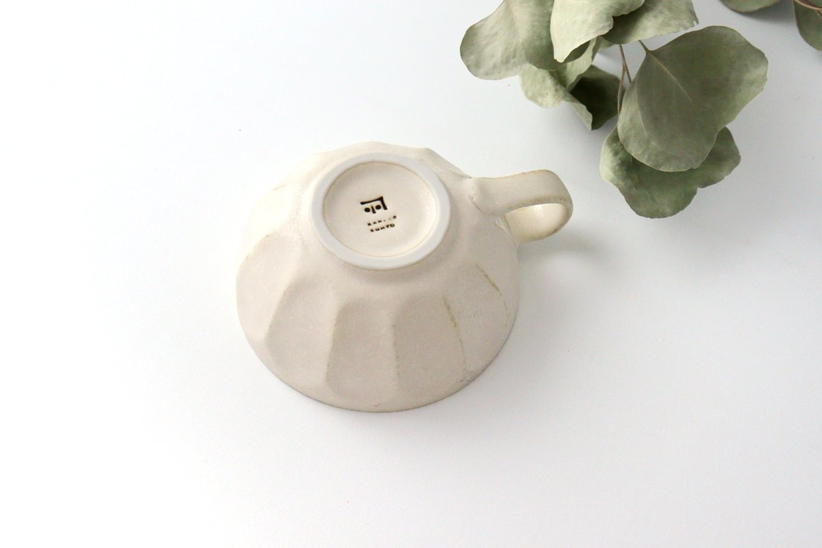 Soup cup porcelain chrysanthemum Mino ware