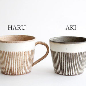 Mug Inlay AKI Pottery Mino Ware