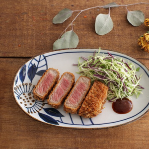 Oval Plate Blueme | Hasami Ware