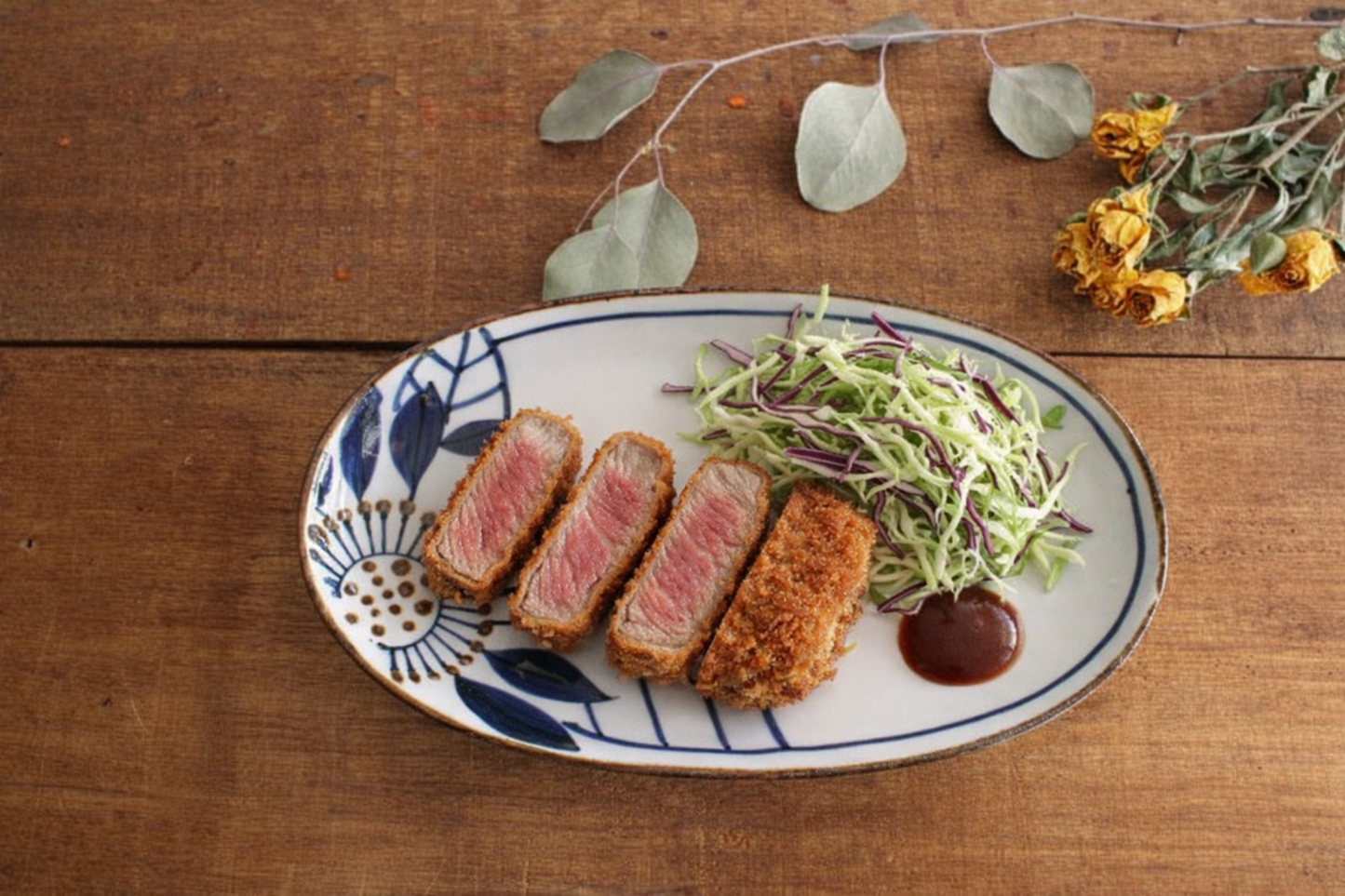 Oval Plate Blueme | Hasami Ware