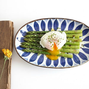 Oval Plate Petal | Hasami Ware