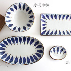 Rectangle Plate Petal |Sushi Plate Hasami Ware