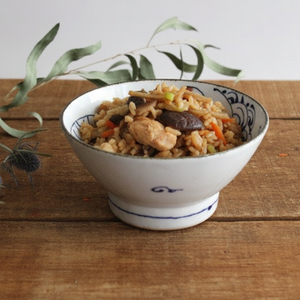 kotohogi Kurawanka Rice Bowl Crane | Hasami Ware