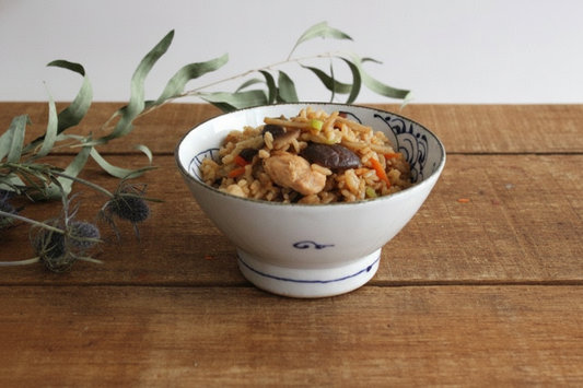 kotohogi Kurawanka Rice Bowl Crane | Hasami Ware