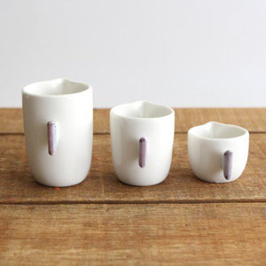tori 3-piece mini pot pottery Hasami ware