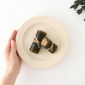Round Plate Rosemary Ivory 17.5㎝/6.9in | Hasami Ware