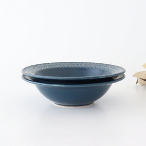 Bowl denim pottery rosemary Hasami ware