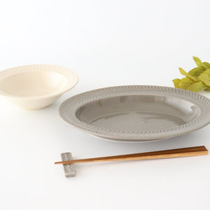 Bowl ivory pottery rosemary Hasami ware