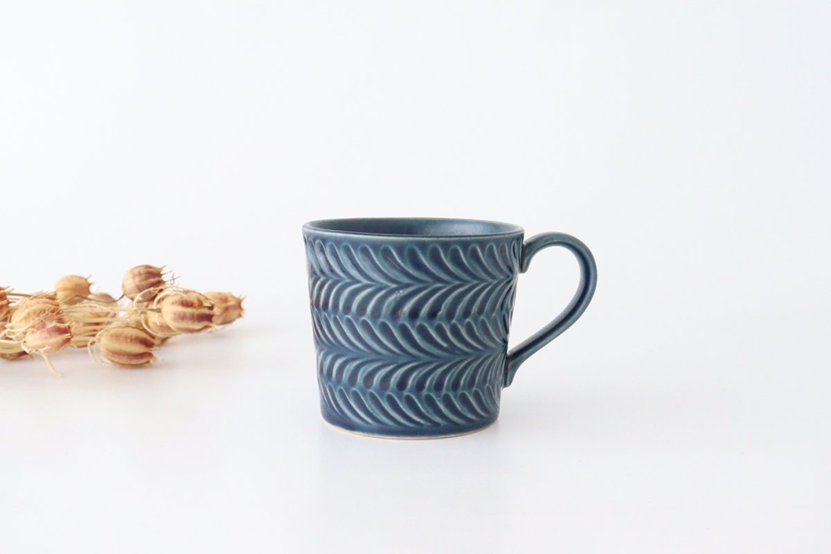 Mug denim pottery rosemary Hasami ware