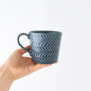 Mug denim pottery rosemary Hasami ware