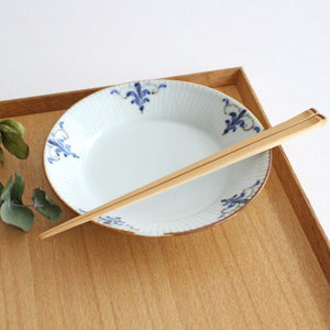Shinogi 16.5cm/5.9in Plate LEAVES Porcelain Koyo Kiln Arita Ware