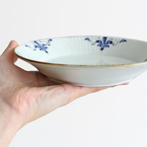 Shinogi 16.5cm/5.9in Plate LEAVES Porcelain Koyo Kiln Arita Ware