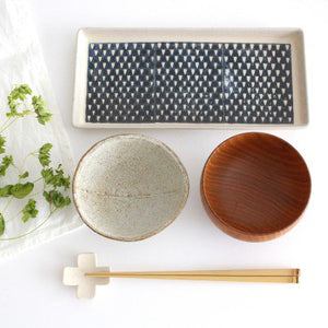 ORIME Rectangle Plate Pique Brown | Sushi Plate Hasami Ware