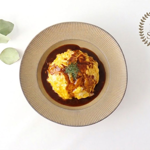 ORLO Pasta Plate Brown | Mino Ware