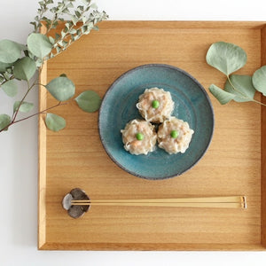 Round Plate Blue 15cm/5.9in | Mino Ware