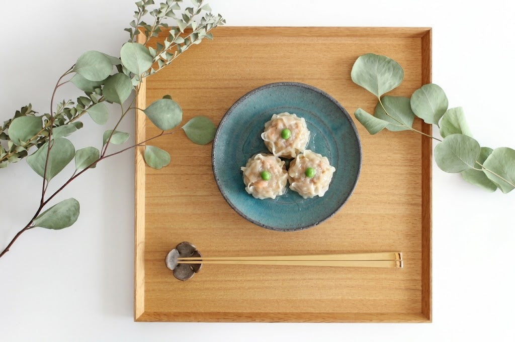 Round Plate Blue 15cm/5.9in | Mino Ware