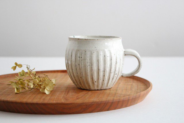 Mug Shinogi White | Mino Ware