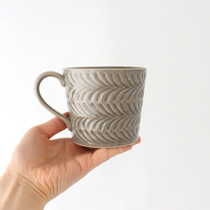 Mug Gray Pottery Rosemary Hasamiyaki