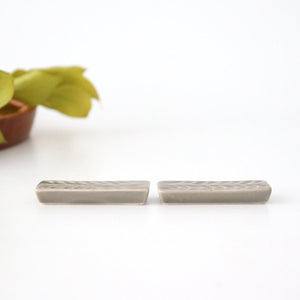 Chopstick Rest  Rosemary Gray | Hashioki Hasami Ware