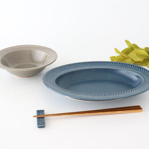 Chopstick Rest  Rosemary Denim | Hashioki Hasami Ware