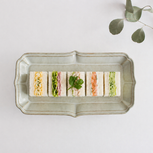Rectangle Plate White Large | Sushi Plate Hasami Ware