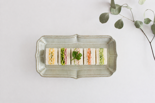 Rectangle Plate White Large | Sushi Plate Hasami Ware